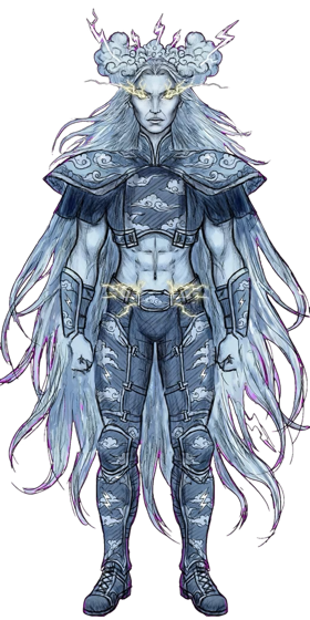 The Storm Sovereign, final boss of Storm Peaks